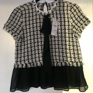 NWT Zara Woman Top, SZ SM